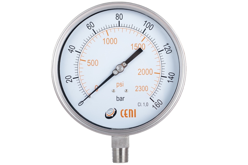 72Ø150 R 1/2"NPT 160 Bar/Psi